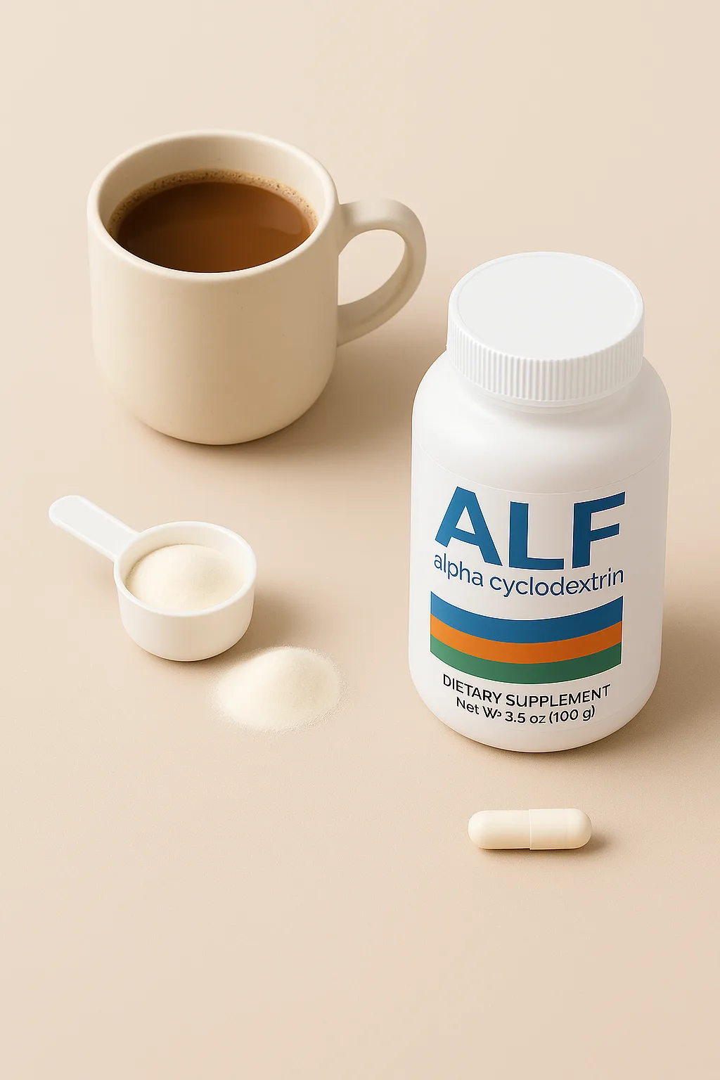 ALF Alpha Cyclodextrin product in a lifestyle setting